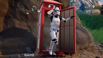 Как использовать телефонную будку, чтобы замаскироваться в Fortnite