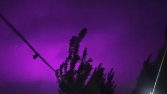 В Китае после дождя небо стало фиолетовым: объяснение метеорологов