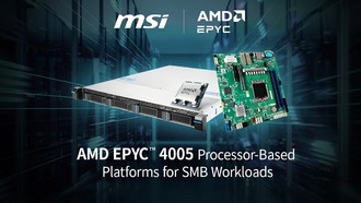 MSI представила серверные платформы с процессорами AMD EPYC 4005 для малого бизнеса