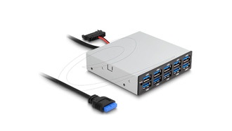 3,5-дюймовый хаб Delock превратит переднюю панель ПК в «рай» для USB-устройств