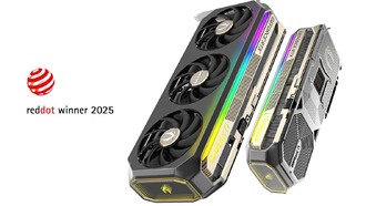 Видеокарты ZOTAC Gaming GeForce RTX 50 Series и портативная консоль ZONE получили премию Red Dot Design Award 2025