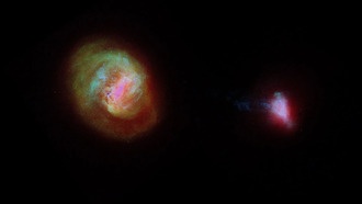 Малое Магелланово Облако растягивается в двух направлениях, выяснили астрономы