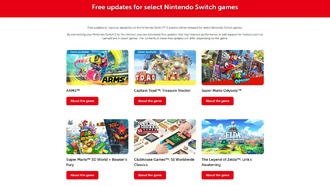 Nintendo анонсировала бесплатные обновления для 12 игр на Switch 2