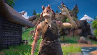 Как выполнить секретный квест Джа-Джа Бинкса в Fortnite