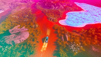 В Steam вышел демо-релиз «Adrift» — стильной гоночной игры в стиле vaporwave