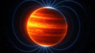 Юпитер в прошлом был вдвое больше и обладал мощным магнитным полем