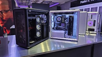 Cooler Master представила обновлённую серию корпусов MasterFrame 600 с вертикальным и реверсивным креплением видеокарт
