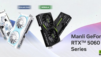 Manli представила видеокарты RTX 5060 в сериях Nebula и Polar Fox