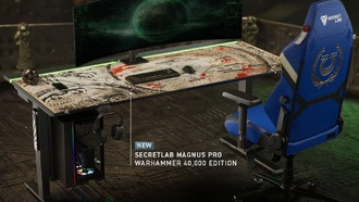 Secretlab представила игровой стол в стиле Warhammer 40,000