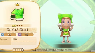 Как сделать капюшон охотника в Fantasy Life i: The Girl Who Steals Time