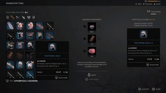 Как создать комплект доспехов «Гниющие» в Tainted Grail: The Fall Of Avalon