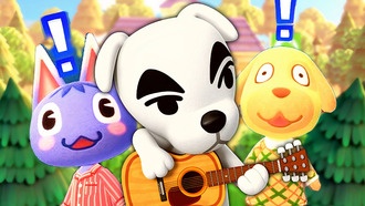 Жуткий косплей K.K. Slider в Animal Crossing: New Horizons
