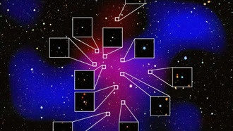 Обнаружен загадочный кластер квазаров «Космические Гималаи», который не поддается объяснению