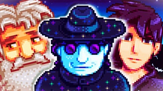 Игрок Stardew Valley обнаружил редкий диалог с Волшебником после необычного выбора с Кробусом