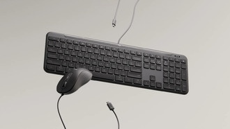 Logitech представила проводные клавиатуру и мышь Signature Slim для бизнеса