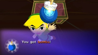 Как получить бомбы и улучшить сумку для бомб в Zelda: The Wind Waker