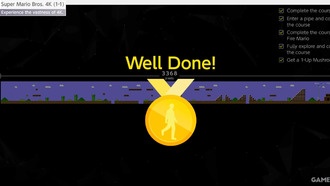 Где найти 1-Up и Огненный цветок в Super Mario Bros. 4K (1-1)