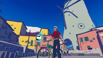 Wheel World — открытый мир на велосипедах с арт-стилем Moebius выйдет в июле
