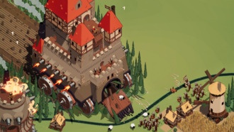 Wanderburg — рогалик, где вы играете за замок на колёсах, вдохновлённый «Ходячим замком» Хаула