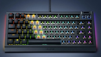 Razer представила свою первую минималистичную клавиатуру BlackWidow V4 75% Barebones