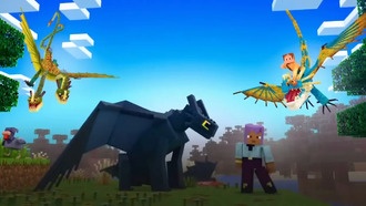 В Minecraft вышло дополнение «Как приручить дракона»