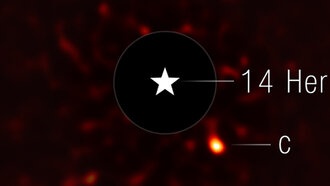 Телескоп Webb сфотографировал необычную экзопланету в хаотичной орбите