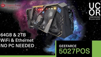 Необычный ПК в корпусе видеокарты: GeForce RTX 5027 POS от CherryTree Computers