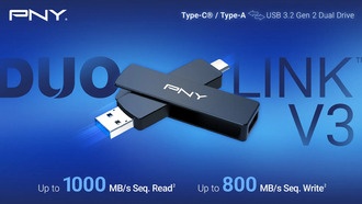 PNY представила флешку DUO LINK V3 с разъемами USB-C и USB-A