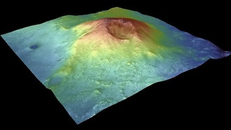 Учёные обнаружили древний вулкан на Марсе, который может помочь в поисках жизни