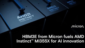 Micron интегрировала свою память HBM3E в платформу AMD Instinct MI350 для ИИ