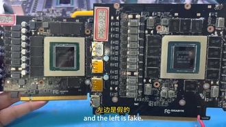 Клиент отправил на ремонт четыре RTX 4090, но три из них оказались подделками