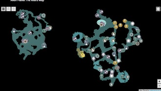 Интерактивная карта для The Alters