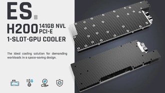 Alphacool представила компактную систему водяного охлаждения для видеокарт NVIDIA H200