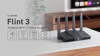GL.iNet представила роутер Flint 3 с поддержкой Wi-Fi 7