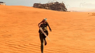 Как уничтожить турель в Великой пустыне в Stellar Blade