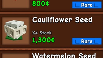 Как получить цветную капусту в Grow a Garden