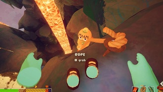 Как использовать катушку с верёвкой, верёвочную пушку и крюк в PEAK