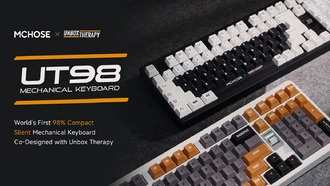 MCHOSE и Unbox Therapy представляют совместную механическую клавиатуру UT98