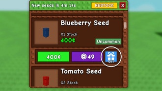 Как подарить семена в Grow a Garden