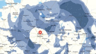 Москву на карте осадков «защищает» гигант: пользователи заметили необычный феномен