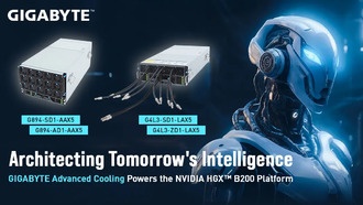 GIGABYTE представила новые серверы на платформе NVIDIA HGX B200 с жидкостным и воздушным охлаждением
