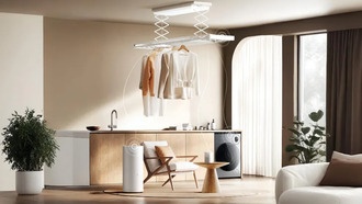 Xiaomi представила умную сушилку для белья, которая прячется в потолке