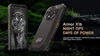 Ulefone представила защищённый смартфон Armor X16 с ночным зрением и огромной батареей