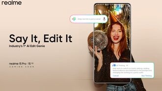 Realme 15 Series представит голосовое редактирование фото с AI Edit Genie