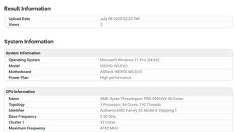AMD представила топовый процессор Threadripper PRO 9995WX за 9 миллионов рублей