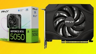 PNY представила компактную видеокарту RTX 5050 с одним вентилятором длиной 147 мм