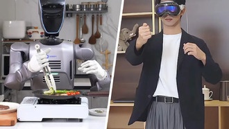 Китайский робот Atom приготовил стейк под управлением оператора с расстояния 1800 км