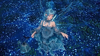 Infinity Nikki: как сделать снимок «Голубых слез» в Пещере лагеря