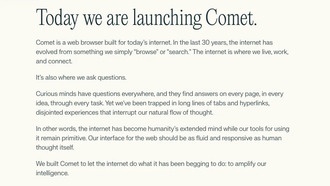 Стартап Perplexity AI с поддержкой Nvidia представил браузер с ИИ-ассистентом, бросая вызов Google Chrome