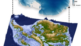 Обнаружены древние речные ландшафты, влияющие на движение льда в Восточной Антарктиде